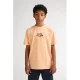 Petrol Industries T-shirt met backprint oranje