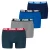 PUMA Boxershorts  navy / ultramarine blauw / grijs gemêleerd / wit