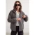TRENDYOLMİLLA Dames Grijs Effen Lang Oversized Sweatshirts