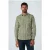 No Excess Shirt Stretch Allover Printed Dark Green