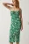 Happiness İstanbul Zomerjurk  groen / wit