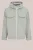 WE Fashion – Heren waterafstotend jack met capuchon – Regular fit – Grijsblauw –