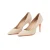 Santoni Low-Top Sneakers – Pumps aus Glattleder in beige