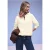 Street One Dames Hoodie in effen kleur in Beige