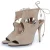 Aquazzura, beige sexy suède sandalen met uitsparingen