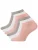 Cotton Prime Sokken  taupe / rosa / wit