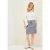 Cecil Dames Gestreepte seersucker rok in Blauw
