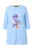 Ulla Popken Shirt  blauw / navy / lichtlila / oranje