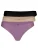 Yenita String ‘Invisible’  taupe / pruim / zwart