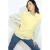 LOLALIZA gebreid vest geel