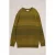 White Stuff Space Dye Crew Green Multi
