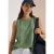 Cecil Dames Blouse met ronde hals en geribbelde details in Groen