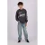 Vingino longsleeve Jitch met printopdruk donkergrijs