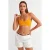 Geribbelde V-hals Cropped Bralet Top