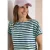 Gestreept shirt met structuur