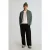 Lyle & Scott Cargo Bomber Kraag Cardigan – Gewassen Zeewier