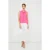 Roze mouwloze top met plooidetail