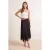 TRENDYOLMİLLA Dames Zwart Effen Midi Rokken