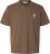 Selected Homme T-shirt Max Graphic Bruin heren