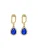 Victoria Hyde Oorbellen  blauw / goud