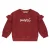 Stains&Stories sweater rood met glitter