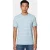 Marco Manzini T-shirt heren Blauw Isaac Stripe T-shirt Pique MMZ25108IS18/210 light blue