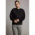 Pink Noir katoenen sweater met strass-steentjes en backprint – zwart