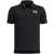 Under Armour Kinderpolo met korte mouwen en ‘Icon Regular’-model (Zwart)