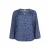Miss Etam Plus top met print – blauw