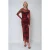 Bloemenprint Bodycon Maxi Mesh Jurk