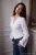 TRENDYOLMİLLA Dames Wit Effen Lang Getailleerd Overhemden