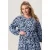 Miss Etam Plus A-lijn jurk blauw
