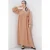 V-hals Knop Maxi Jurk