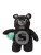 Sprayground Rugzak ‘DRIPPING SHARKS IN PARIS MONEYBEAR TEDDY’  donkergrijs / rood / zwart / wit