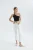 One Shoulder Uitgesneden Crop Top