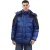 Crosshatch Heren Camptor jas met panelen (Blauw)