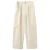 Mango wide leg regular waist cargobroek beige