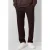 QS regular fit casual broek – donkerbruin