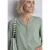 Blouse met 3/4-mouwen en split in de hals