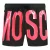 Moschino Heren Logo Zwemshort (Roze/Zwart)