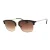 Emporio Armani Dames/Dames Matte Gradient Zonnebril (Licht goud/bruin)