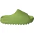 Adidas Yeezy slippers in Glow Green Plastic