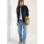 Cecil Dames Jas met structuurmix en capuchon in Blauw