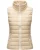 MARIKOO Bodywarmer ‘Reimii’  lichtbeige / wit