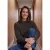 Effen sweatshirt met trechterhals