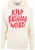 9N1M SENSE Sweatshirt ‘Keep Fashion Weird’  grenadine / offwhite
