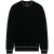 Lyle & Scott Black Eagle Texture Knit Crew Neck Jet Black