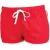 SF Women Dames/dames Retro Shorts (Rood/Wit)