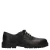 Manfield leren veterschoenen met profielzool – zwart