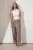 TRENDYOLMİLLA Dames Ecru Colorblock Mouwloos Regular fit Blouses
